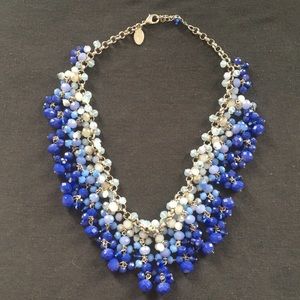 White House Black Market Blue Crystal Necklace